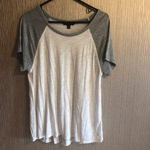 American Eagle baseball sleeve top
